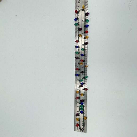 Vintage Christmas Jewelry Lot 6 PC Necklace Brooch Pin Earrings Snowman Angel - Picture 5 of 9